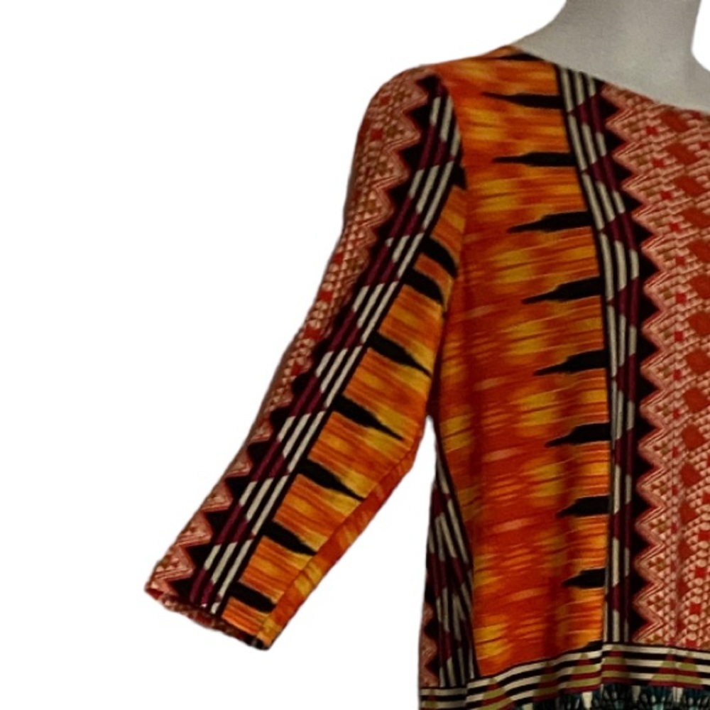 Monroe & Main Stretchy Shift Colorful Career Office Casual Church Vacation Dress - Picture 8 of 14